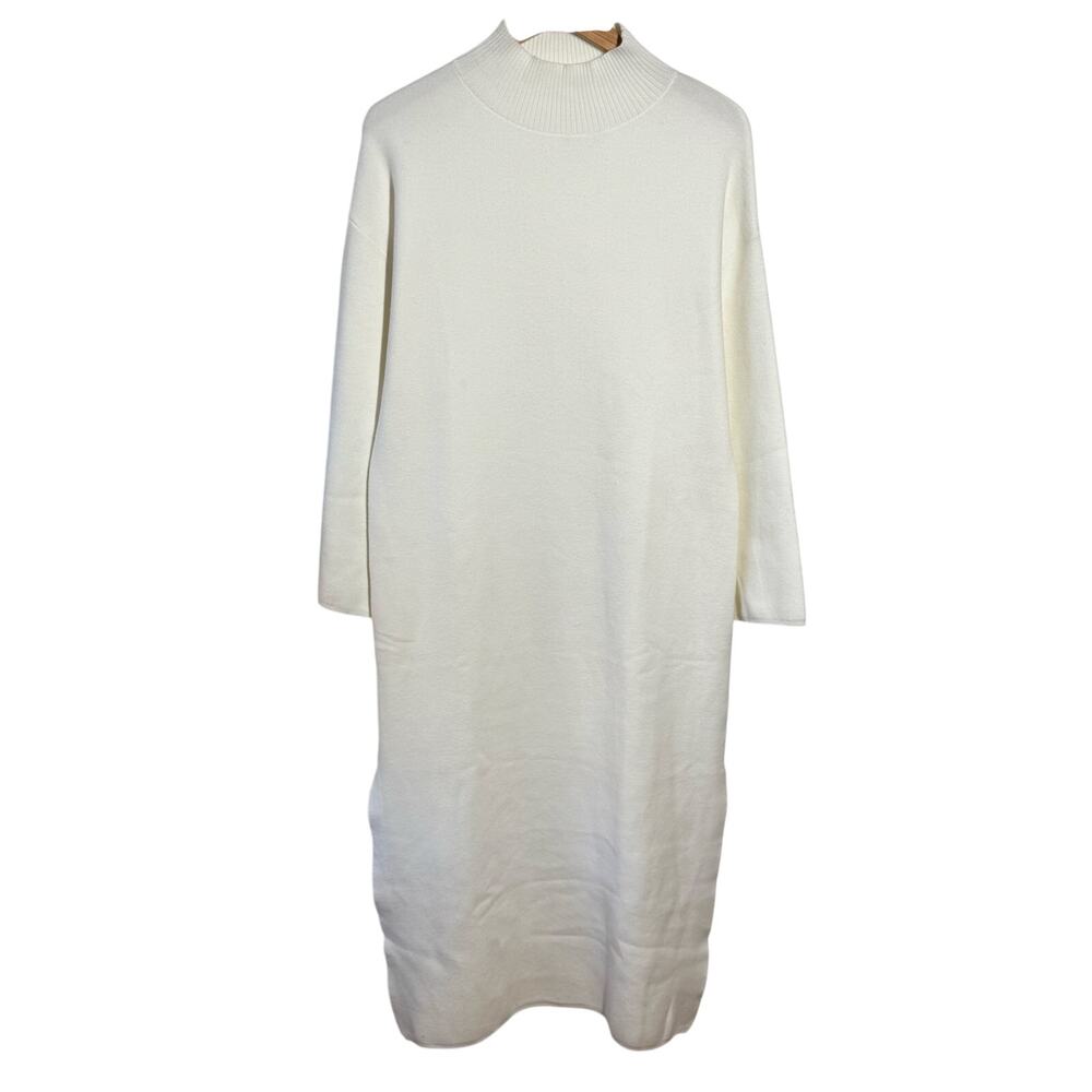 TUCKERNUCK Pomander Place Winter White Vivianne Maxi Dress S Minimal Modest